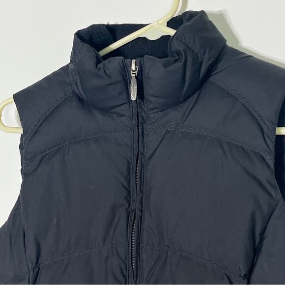 Eddie Bauer Premium Goose Down Black Puffer Vest Size XS - Picture 3 of 7